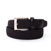 【ノストロアテュー】伸縮ストレッチ ベルト ゴルフ ゴムメッシュ イタリア製ゴム (ウエスト95cm）