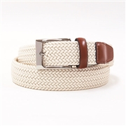 【ノストロアテュー】伸縮ストレッチ ベルト ゴルフ ゴムメッシュ イタリア製ゴム (ウエスト85cm）