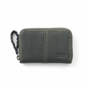 【タケオキクチ】グラスゴー 小銭入れ メンズ ファスナー 3室あり 本革 国産レザー