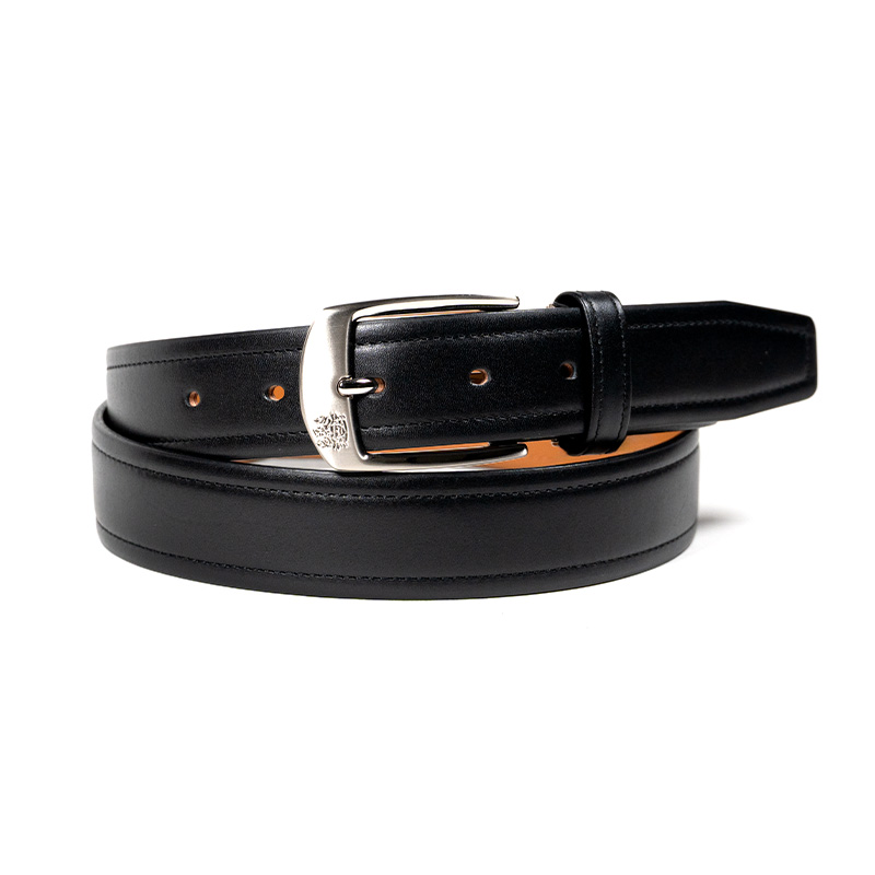 【アクアスキュータム】カジュアルベルト 3.3cm幅 ロングサイズ ピンタイプ 日本製 サイズカット調整可