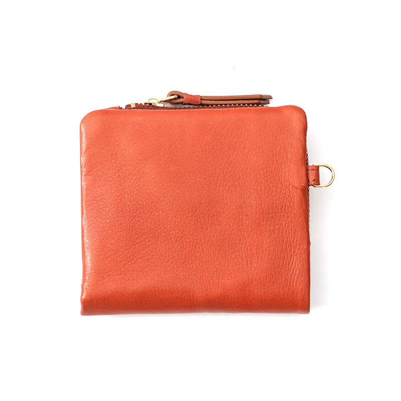 【ノストロアテュー】ボルサ L字ファスナー 小銭入れ付き　二つ折り財布