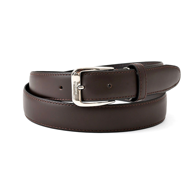 【レノマ】本革 ピンベルト ロングサイズ 調整可能 牛革