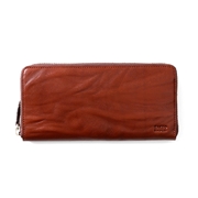 【タケオキクチ】 スクイーズ ラウンドファスナー長財布 小銭入れ付