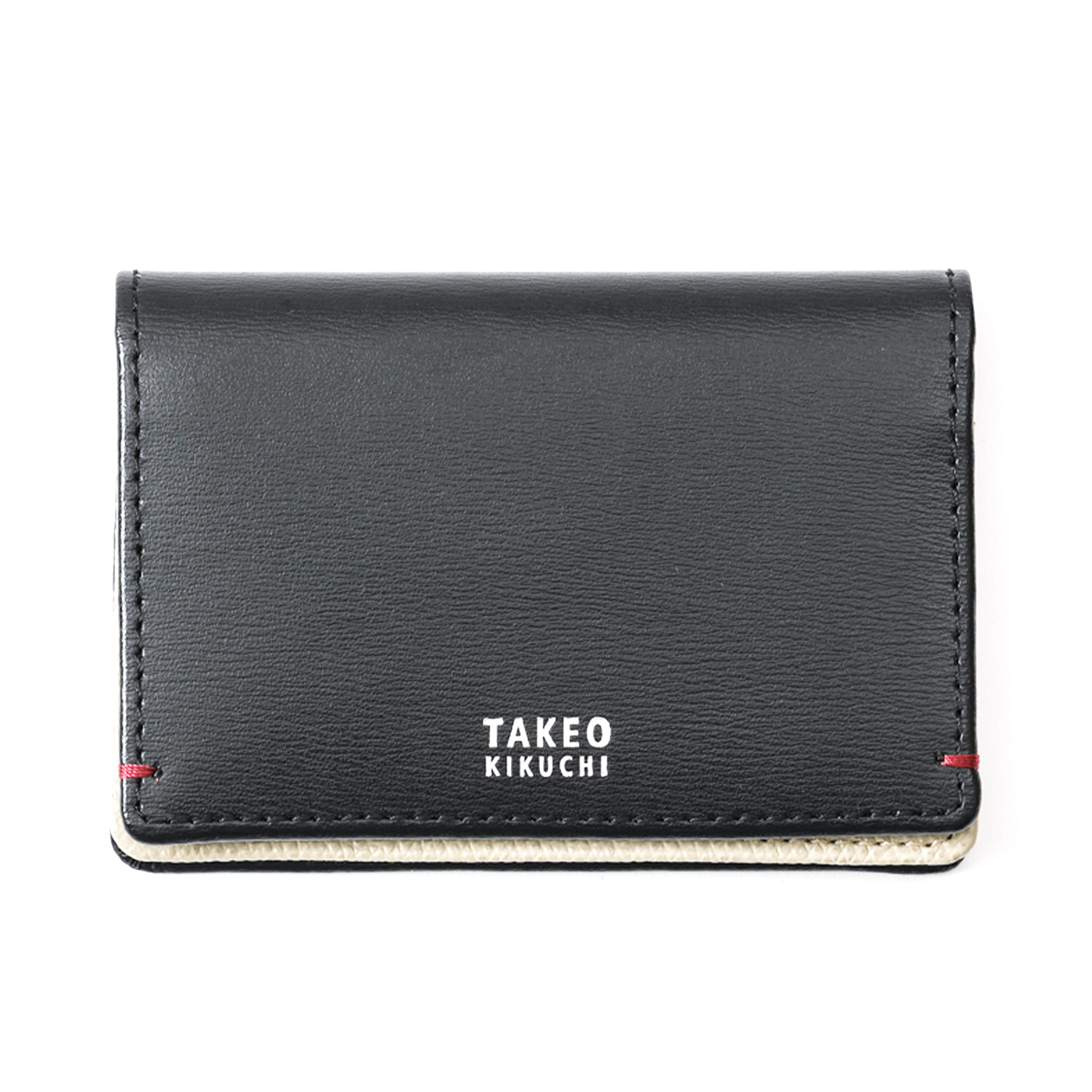 【タケオキクチ】ヨーク 名刺入れ マチ付